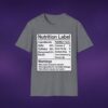 Nutrition Label Spite Caffeine Tee