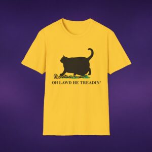 12508990620797555552_2048_custom.jpeg Oh Lawd He Treadin Gadsden Cat Tee