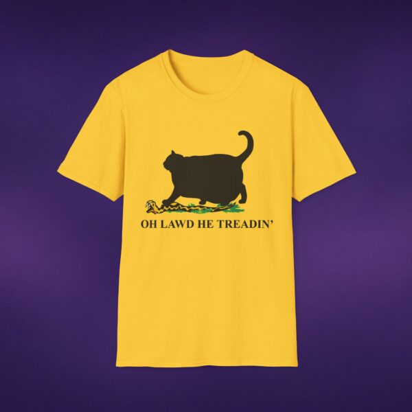 Oh Lawd He Treadin Gadsden Cat Tee