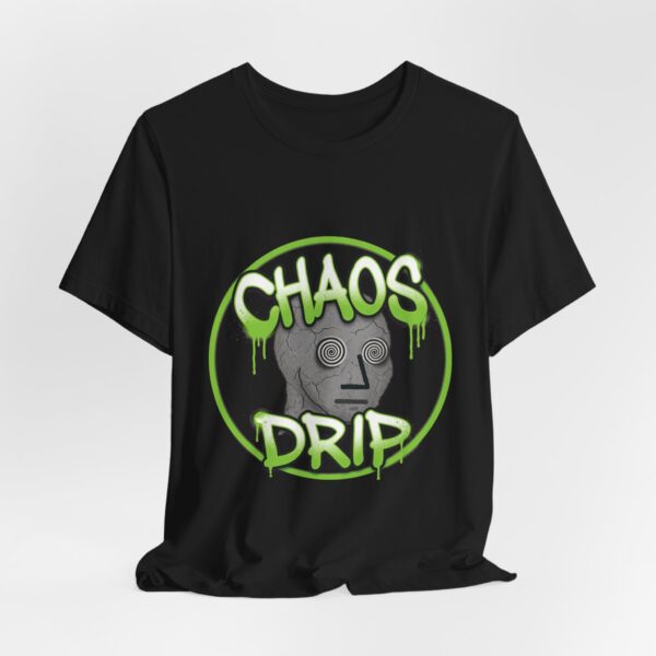 Chaos Drip Spiral Eyes Logo Tee
