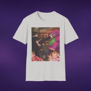 Barney Kick Meme Tee