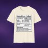 Nutrition Label Spite Caffeine Tee