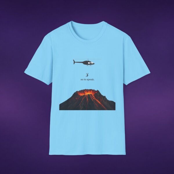 Pinochet Helicopter Rides Volcano Tee