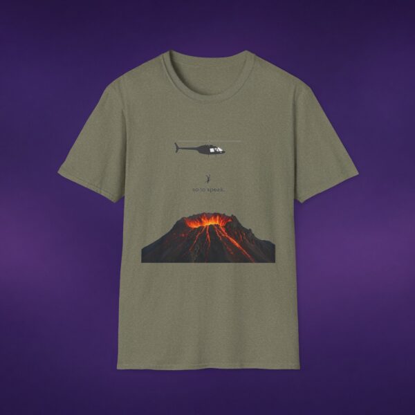 Pinochet Helicopter Rides Volcano Tee