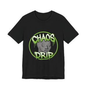Chaos Drip Spiral Eyes Logo Tee