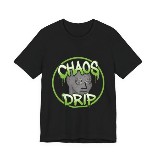 Chaos Drip Spiral Eyes Logo Tee