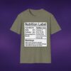 Nutrition Label Spite Caffeine Tee
