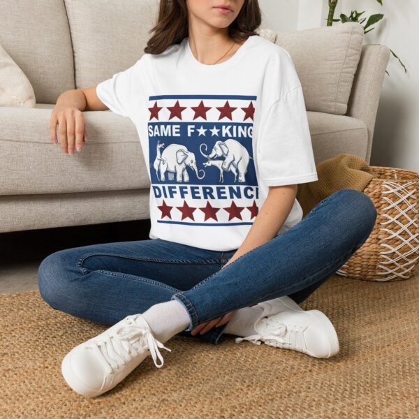Same F*cking Difference Donkey Elephant Tee