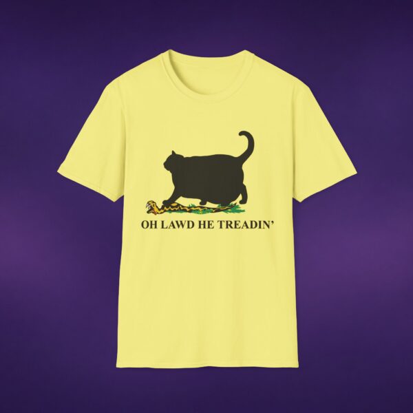 Oh Lawd He Treadin Gadsden Cat Tee