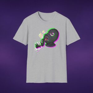 Balaclava Shh Neon Glitch Tee