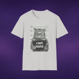 I Hate People Cat Tee