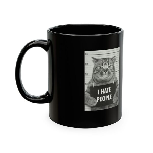 I Hate People Cat Mug