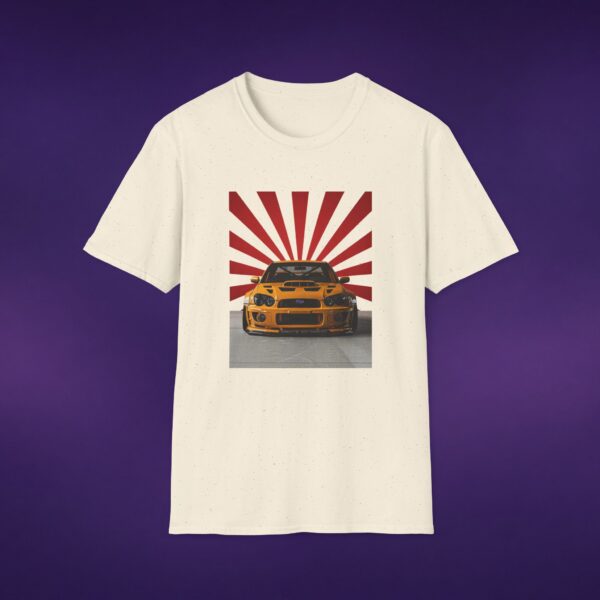 Rising Sun Yellow Sports Car Tee