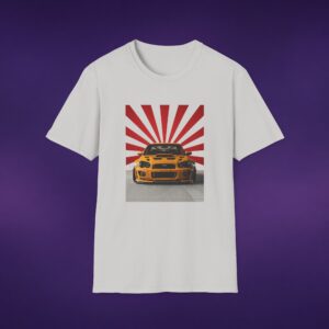 Rising Sun Yellow Sports Car Tee