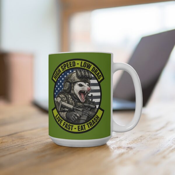 Low Drag Trash Raccoon Mug