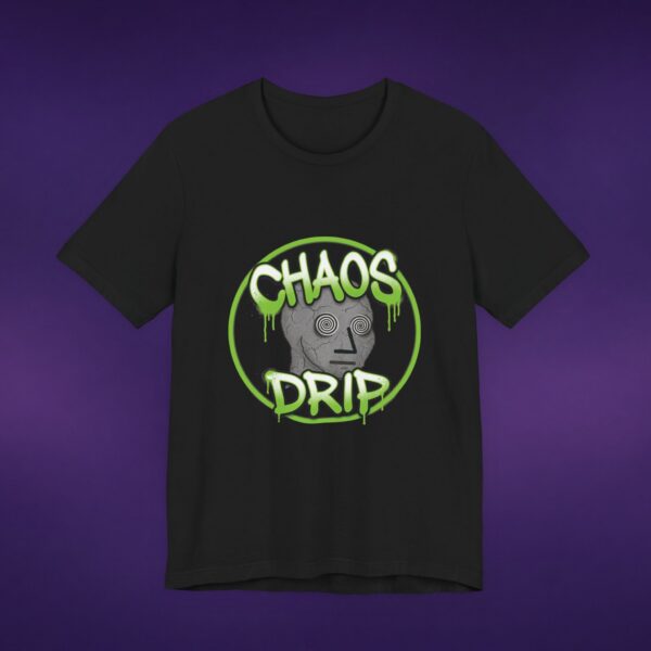 8427111186447296667_v2_2048_custom.jpeg Chaos Drip Spiral Eyes Logo Tee